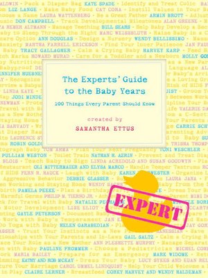 cover image of The Experts' Guide to the Baby Years